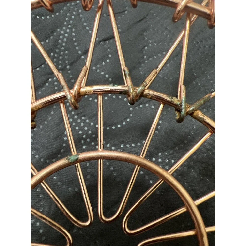 Jion Ware Flexible Rose Gold Transforming Wire Basket Home Storage Decor Kitchen